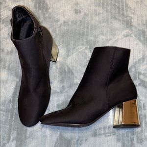 Gold Heeled Bootie